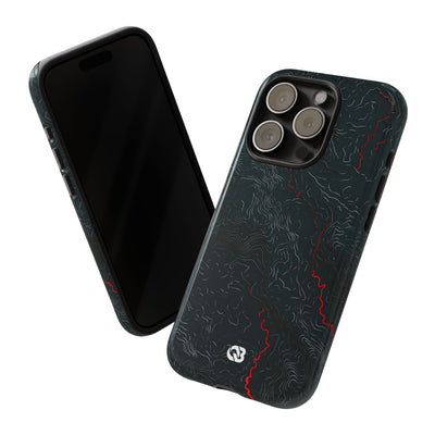 Crimson Rift · Tough Phone Case for iPhone · Black