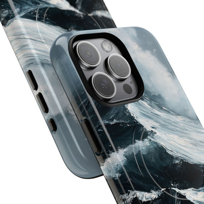 Nordic Swell · Tough 2.0 Magnetic Phone Case for iPhone · Blue