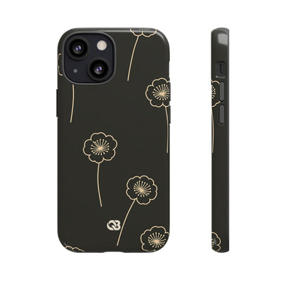 Nocturne Bloom Contours · Tough Phone Case for iPhone · Black