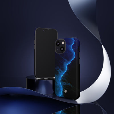 Electric Azure Drift · Tough Phone Case for iPhone · Blue