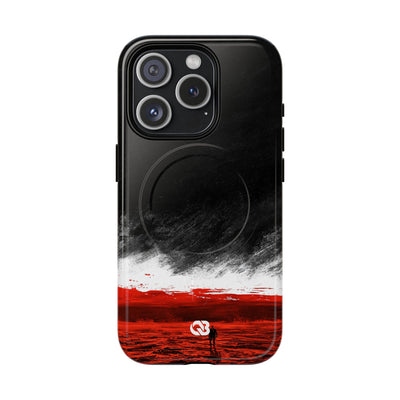 Crimson Void · Tough 2.0 Magnetic Phone Case for iPhone · Black
