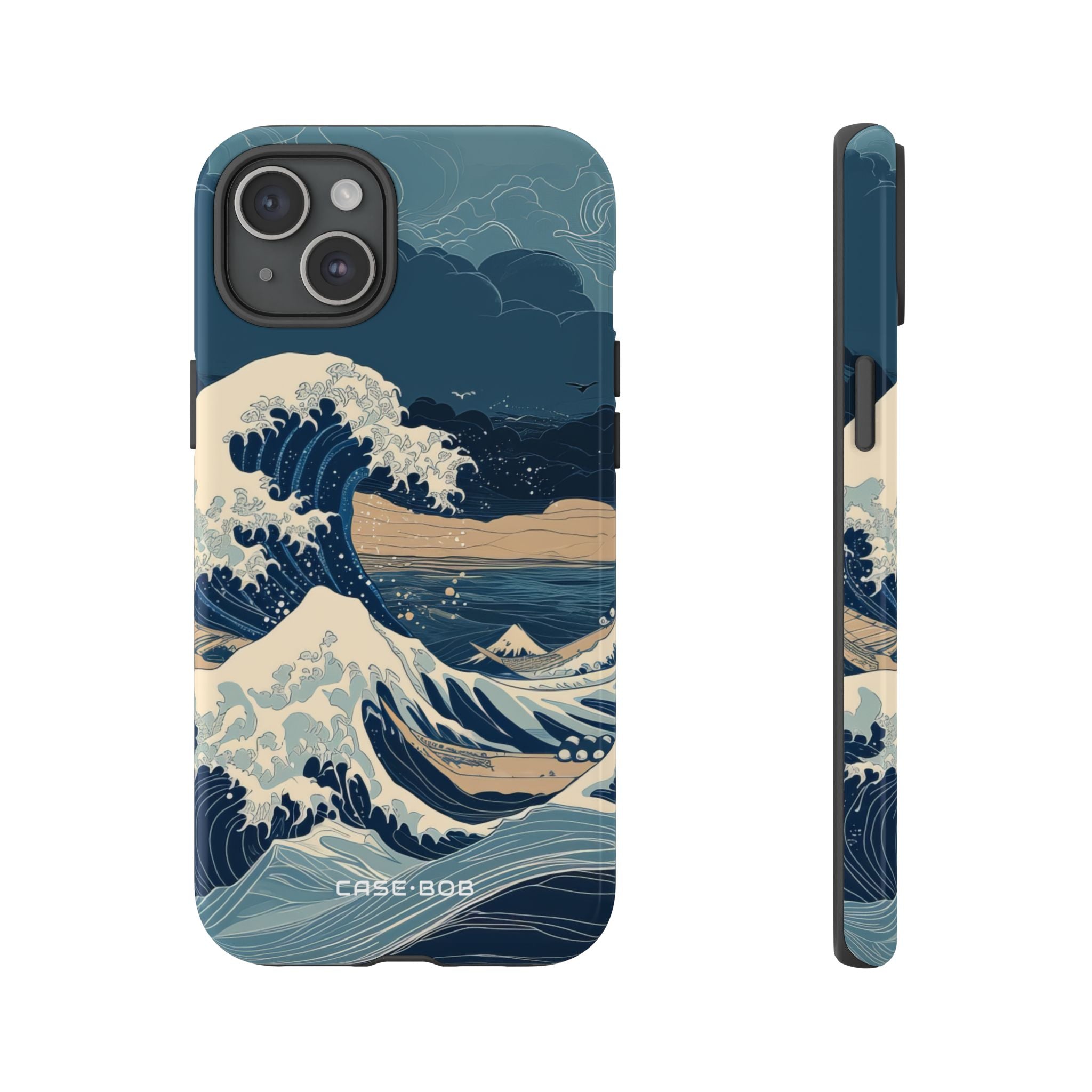 Cresting Blue Wave iPhone 15 Plus Case - Tough