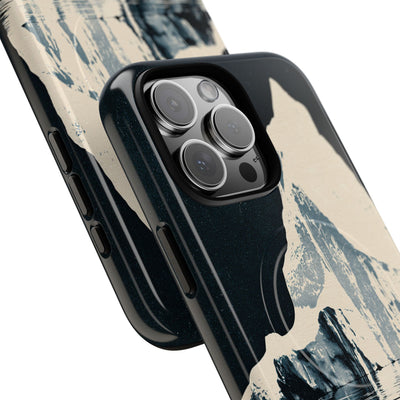 Blue Tough 2.0 Magsafe Phone Case for iPhone - Frozen Navy Monolith