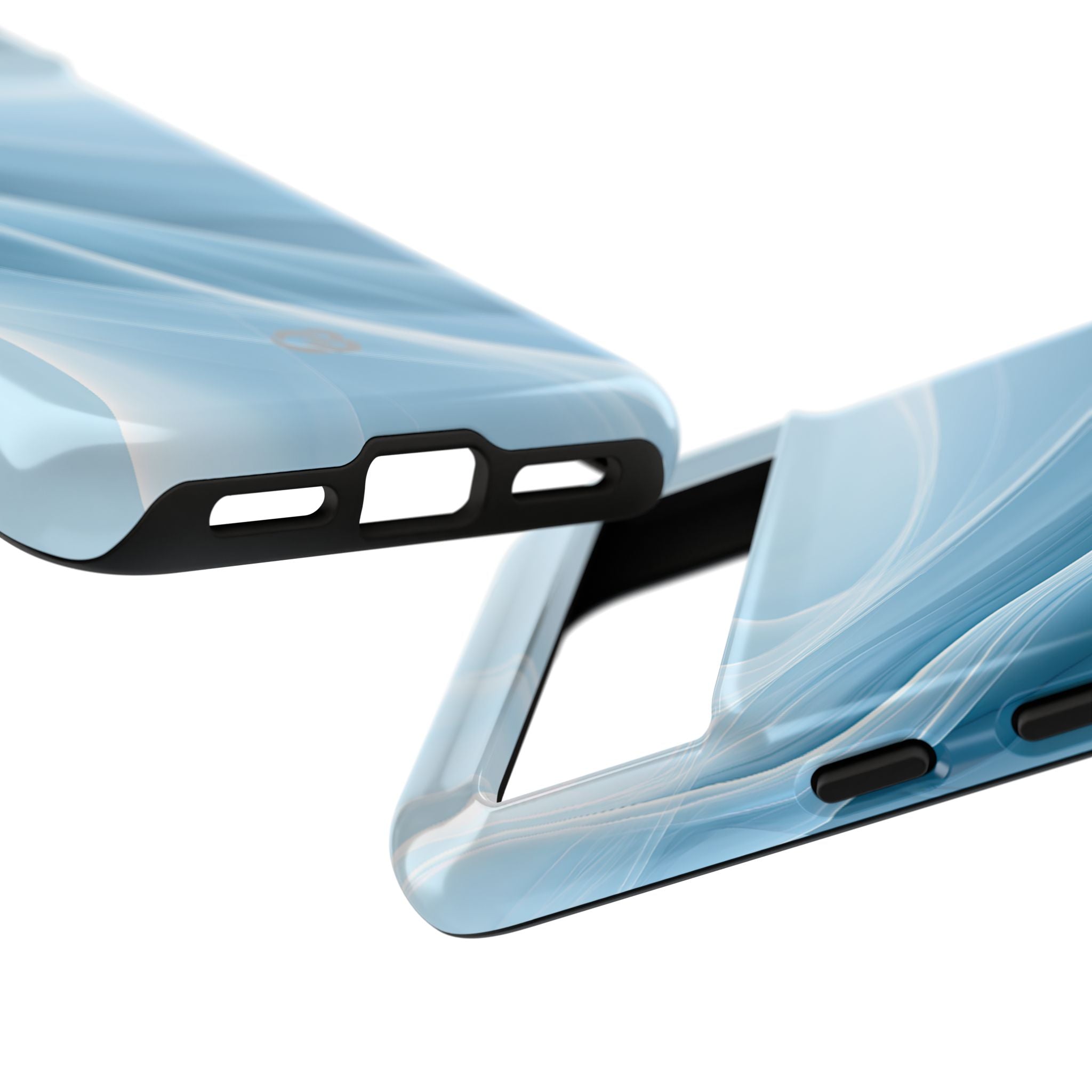 Blue Tough Phone Case for Google Pixel - Arctic Silk Drift