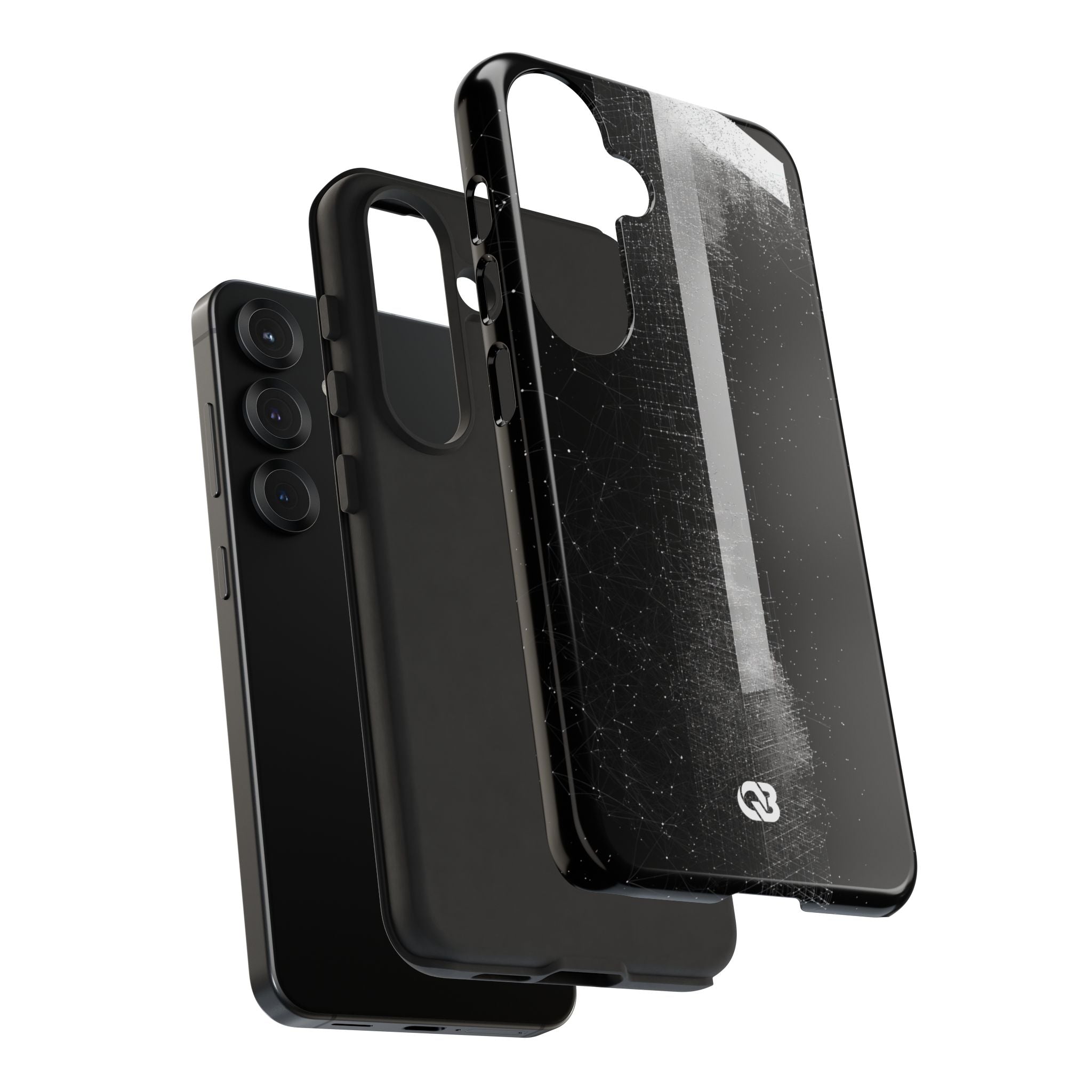 Black Tough Phone Case for Samsung - Vector Core Monolith