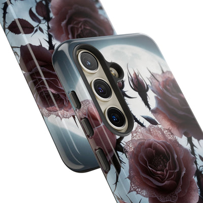 Lunar Lace Petals · Tough Coque de téléphone pour Samsung