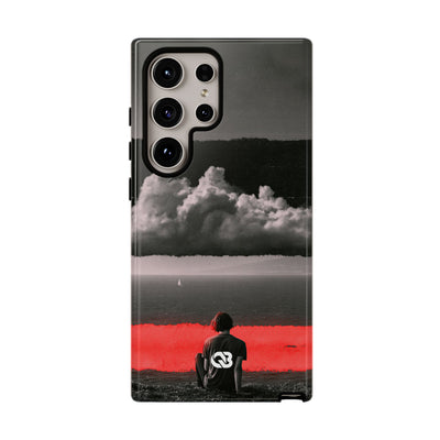 Crimson Horizon · Tough Phone Case for Samsung · Black