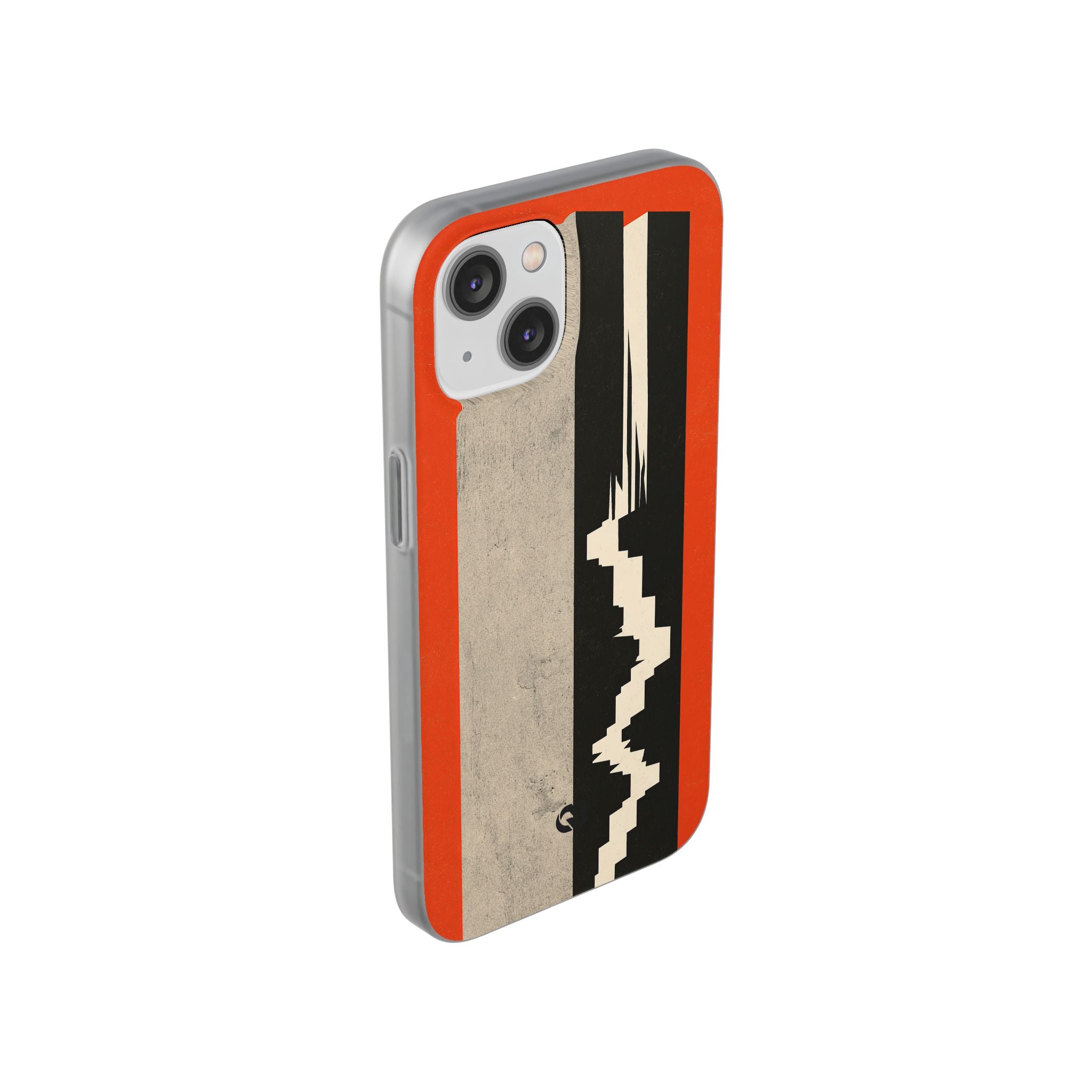 Orange Lite Phone Case for iPhone - Orange Monolith Rift