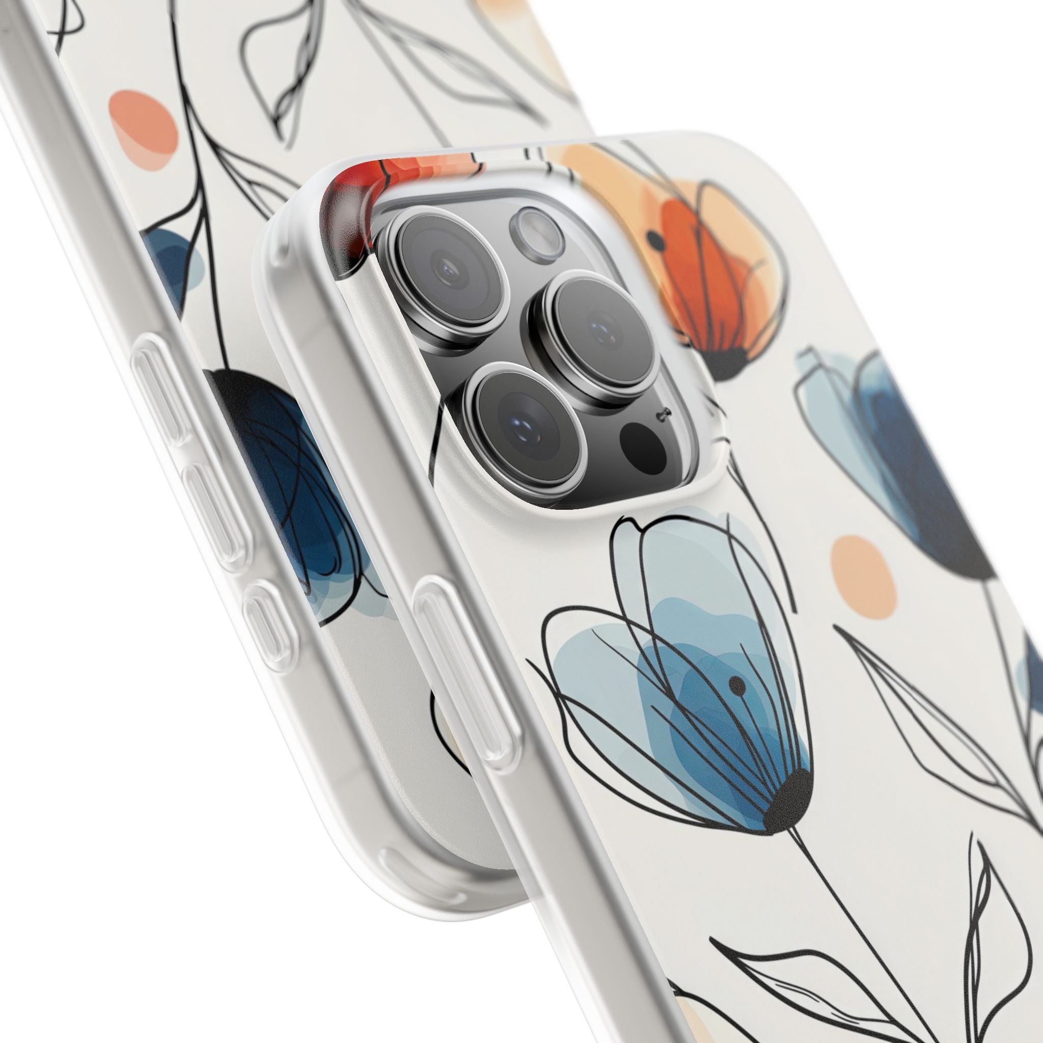 Ink Watercolor Tulips · Soft