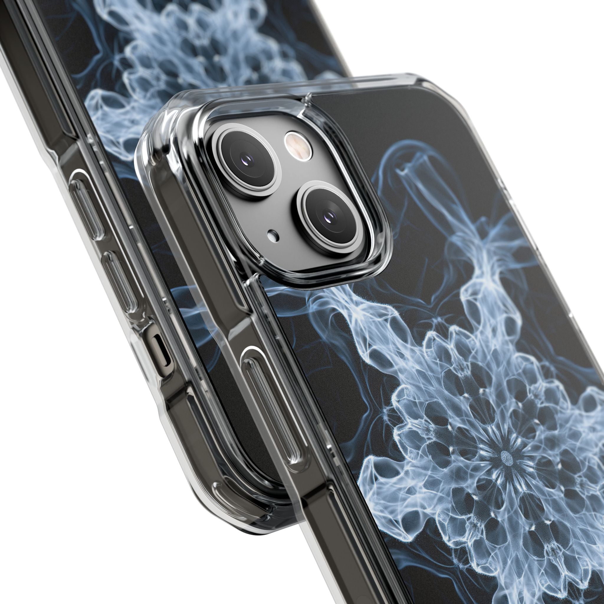Blue Impact MagSafe Phone Case for iPhone - Glacial Smoke Crown
