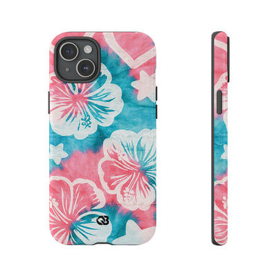 Tropical Hibiscus Bloom · Tough Phone Case for iPhone · Teal
