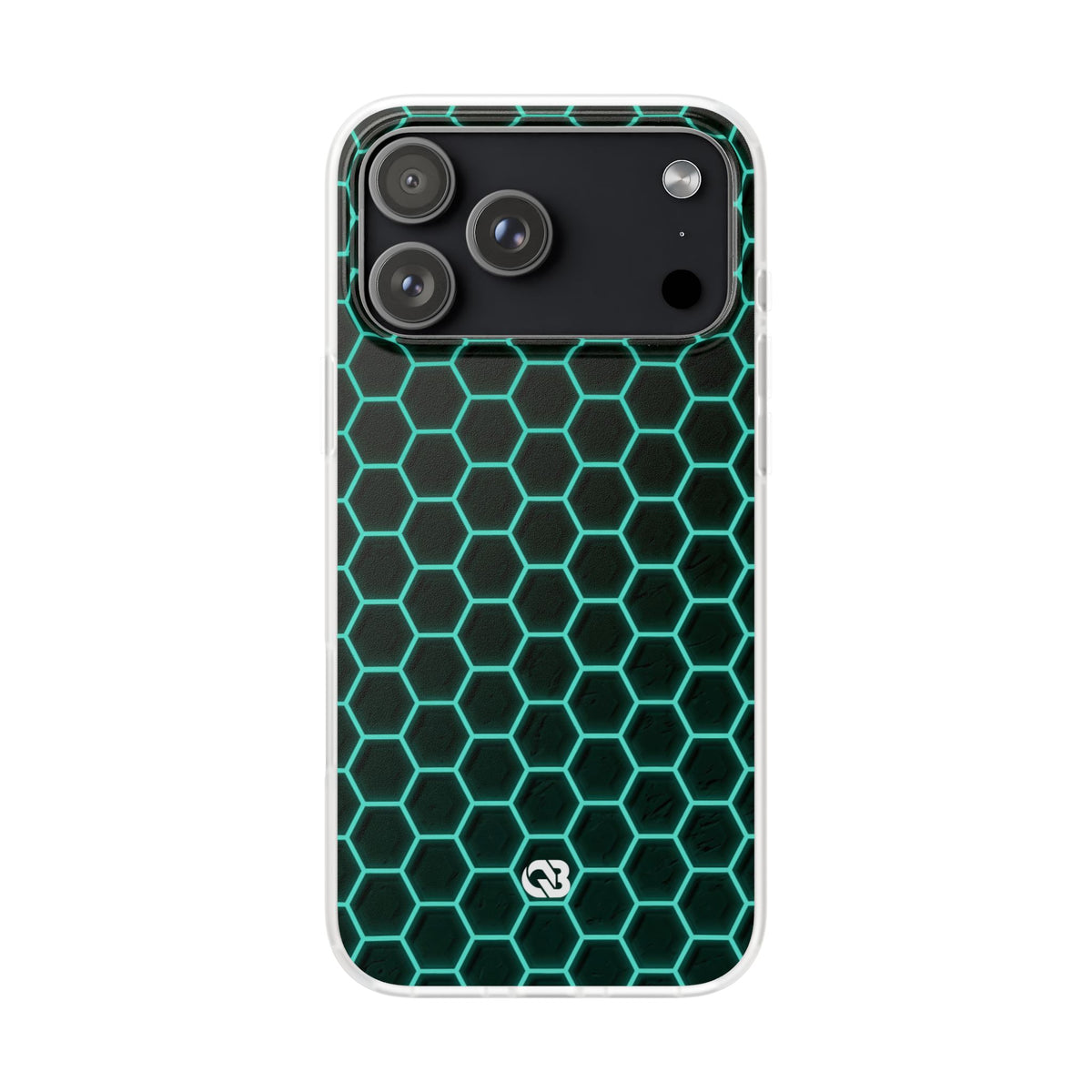 Neon Hex Spectrum · Lite Phone Case for iPhone ·  Teal