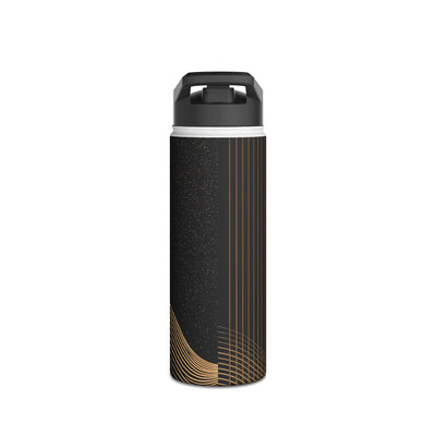 Celestial Horizon · Insulated Water Bottle · Black