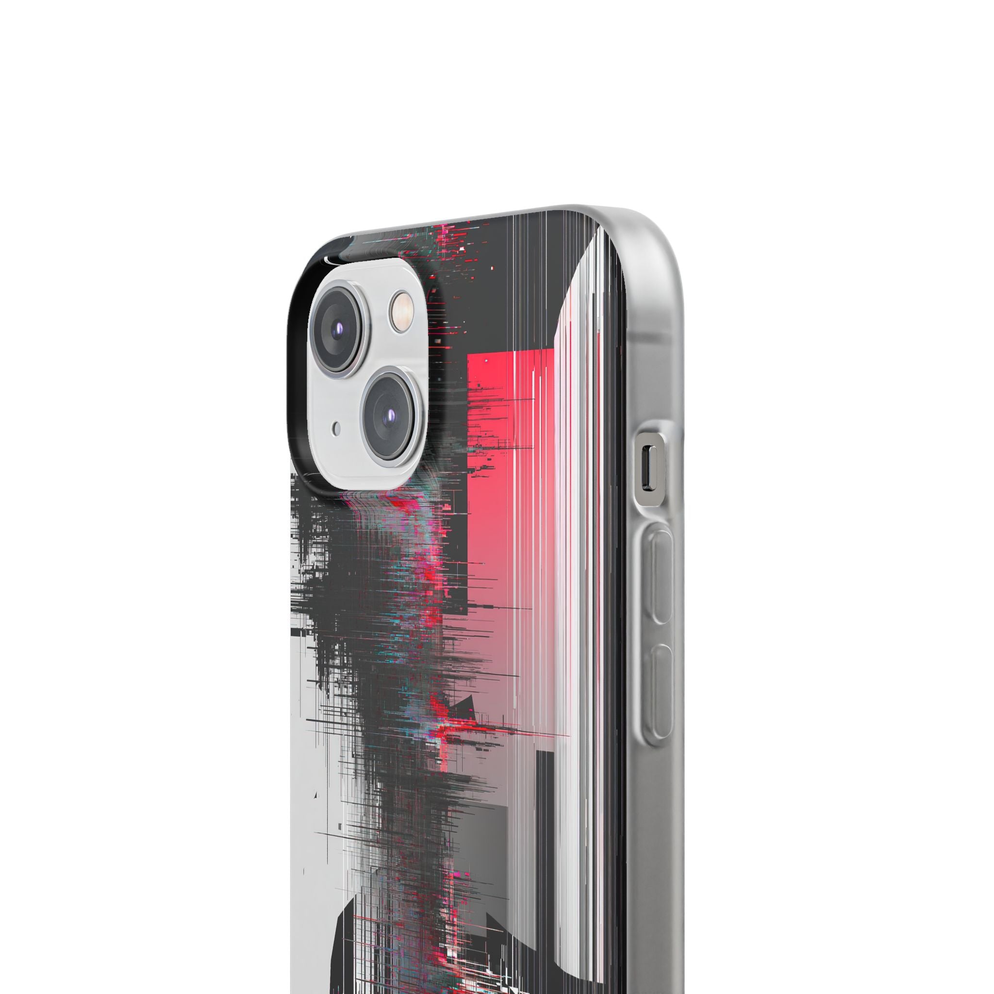 Black Lite Phone Case for iPhone - Crimson Data Leak