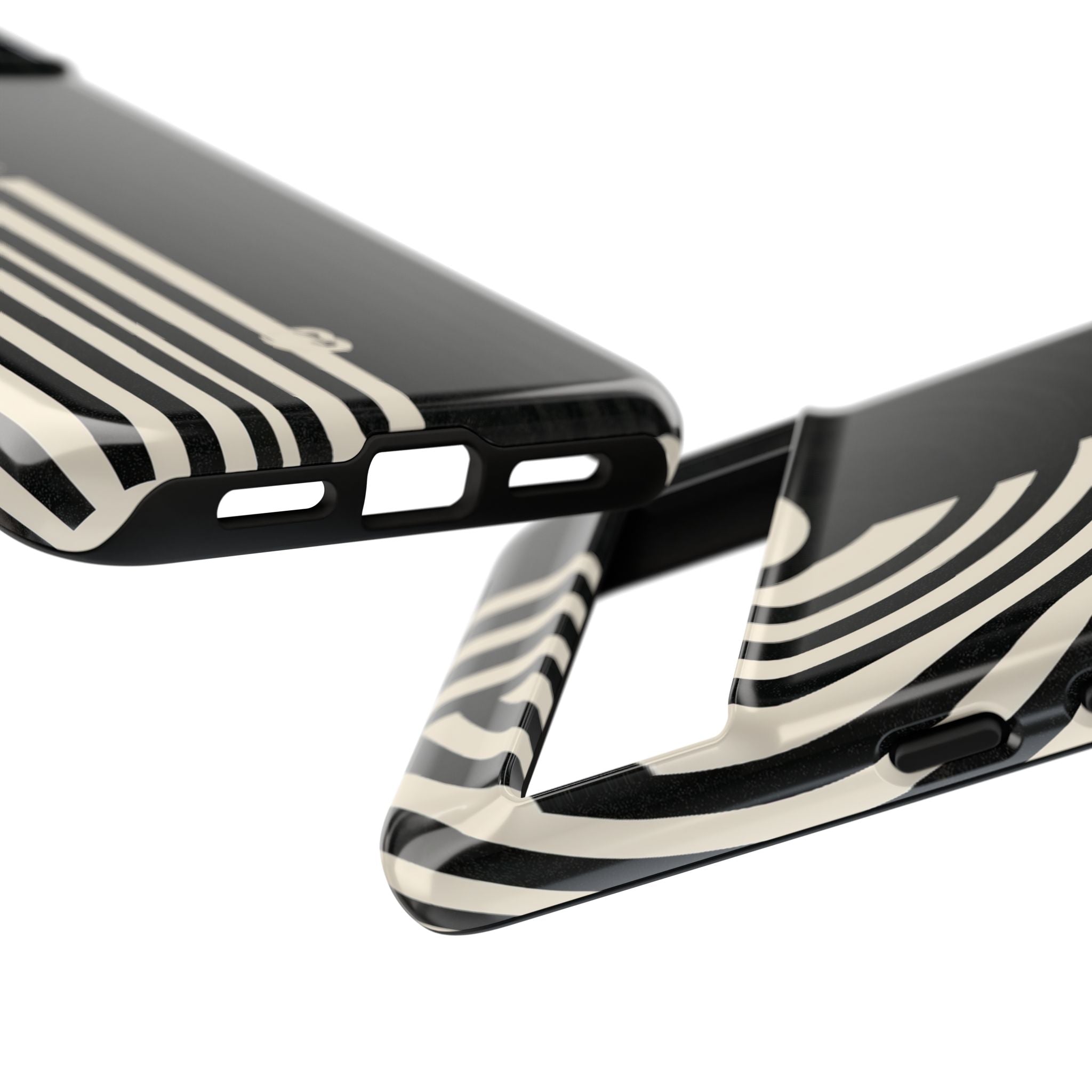 Beige Tough Phone Case for Google Pixel - Monolith Ivory Signal