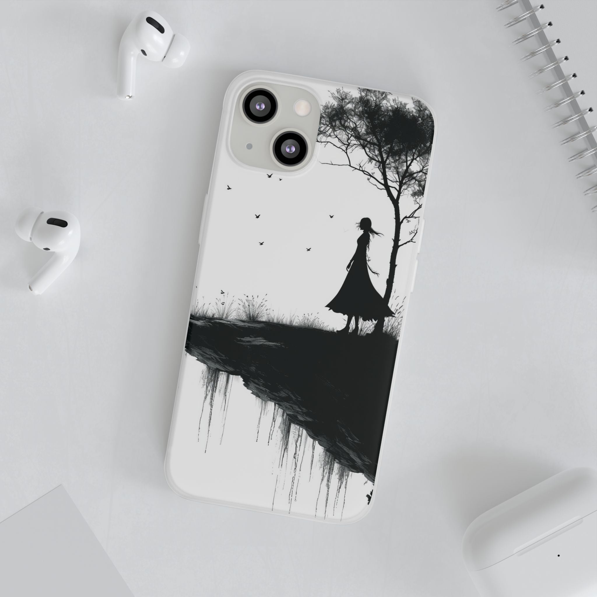 Cliffside Silhouette iPhone 13 - Soft