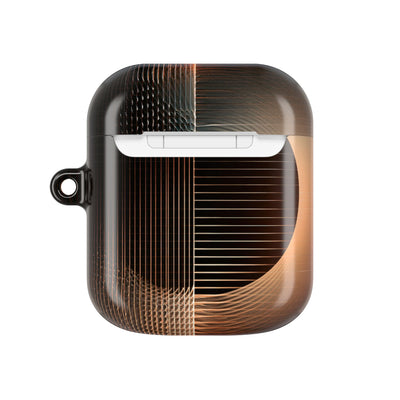 Amber Meridian · Hard Case for AirPods & AirPods Pro · Black