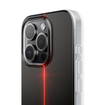 Red Lite Phone Case for iPhone - Crimson Flare Vector
