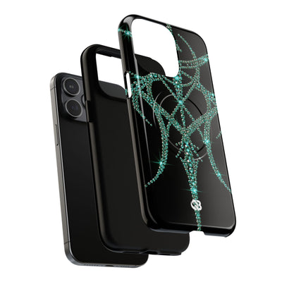 Teal Cyber Sigil · Tough 2.0 Magnetic Phone Case for iPhone · Teal