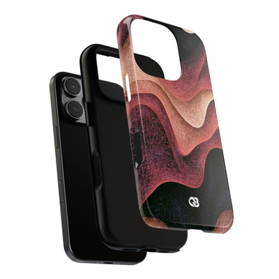 Rose Contour Waves · Tough Phone Case for iPhone · Pink