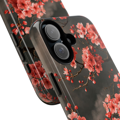 Dark Sakura Nocturne · Tough Phone Case for iPhone · Black