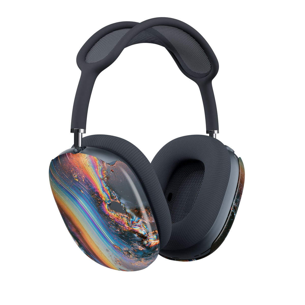 Prismatic Aura Flow · Hard Case for AirPods Max · Blue