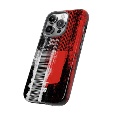 Distorted Barcode · Tough Phone Case for iPhone · Black