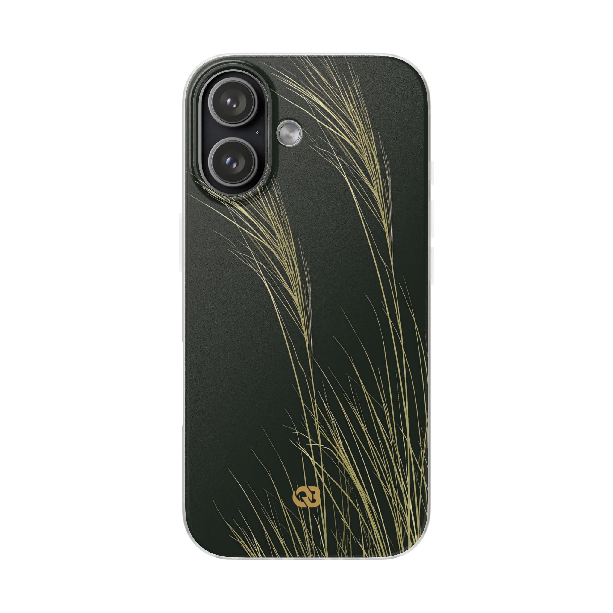 Green Lite Phone Case for iPhone - Midnight Gilded Grass