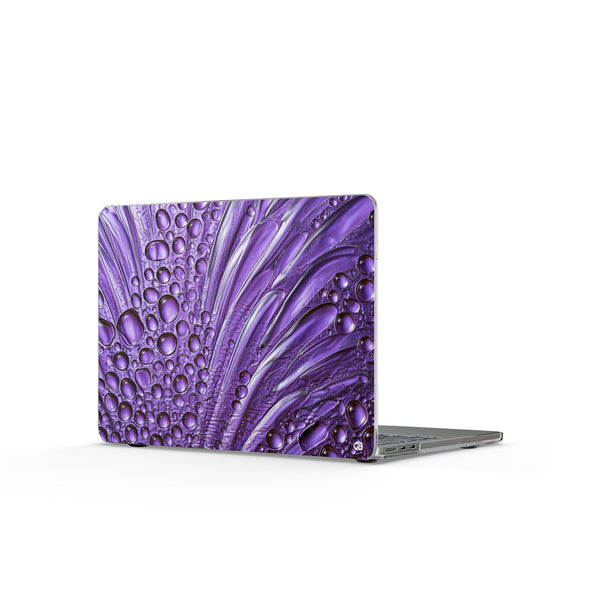 Violet Liquid Gel · Clear Hard Case for MacBook · Purple