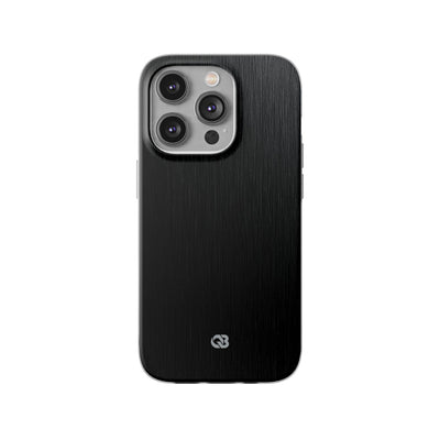 Obsidian Brushed Steel · Lite Phone Case for iPhone ·  Black