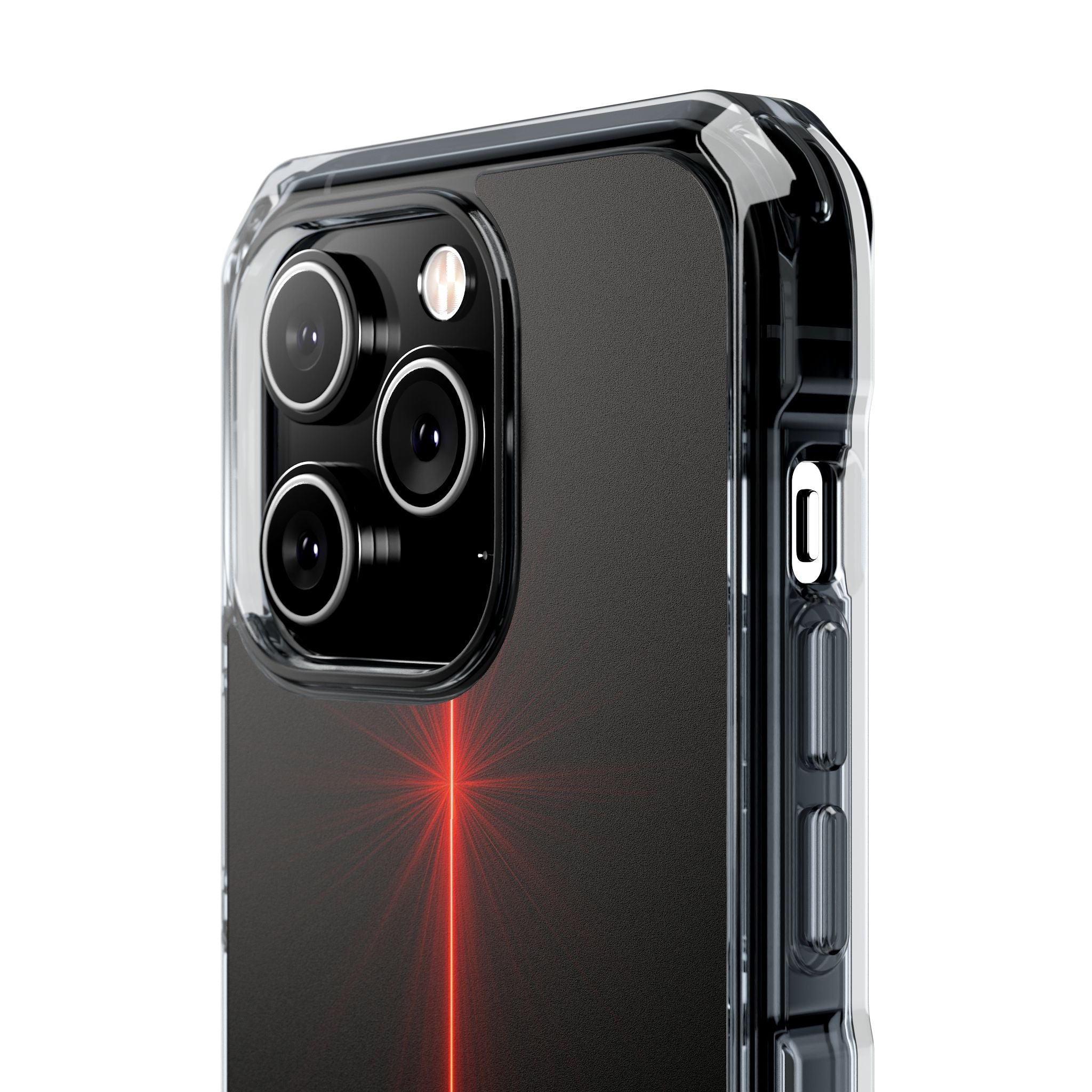 Red Impact MagSafe Phone Case for iPhone - Crimson Flare Vector
