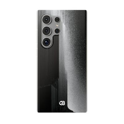 Black Lite Phone Case for Samsung - Brutalist Pixel Monolith