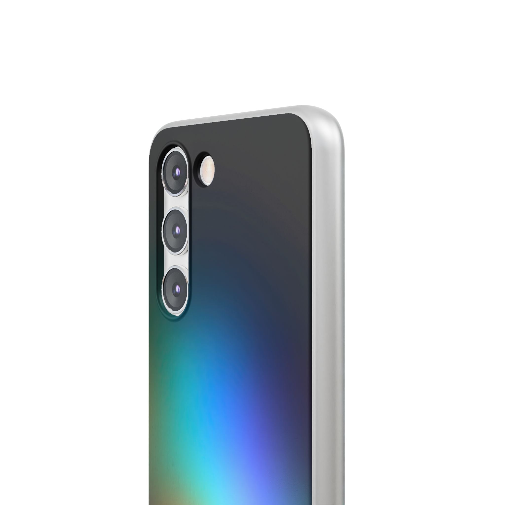 Black Lite Phone Case for Samsung - Electric Prism Grain