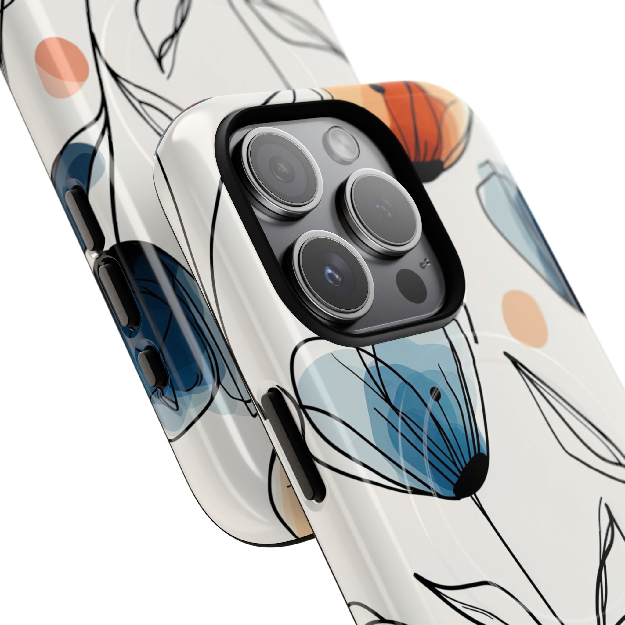 Ink Watercolor Tulips · Tough+ Phone Case for iPhone · Magsafe