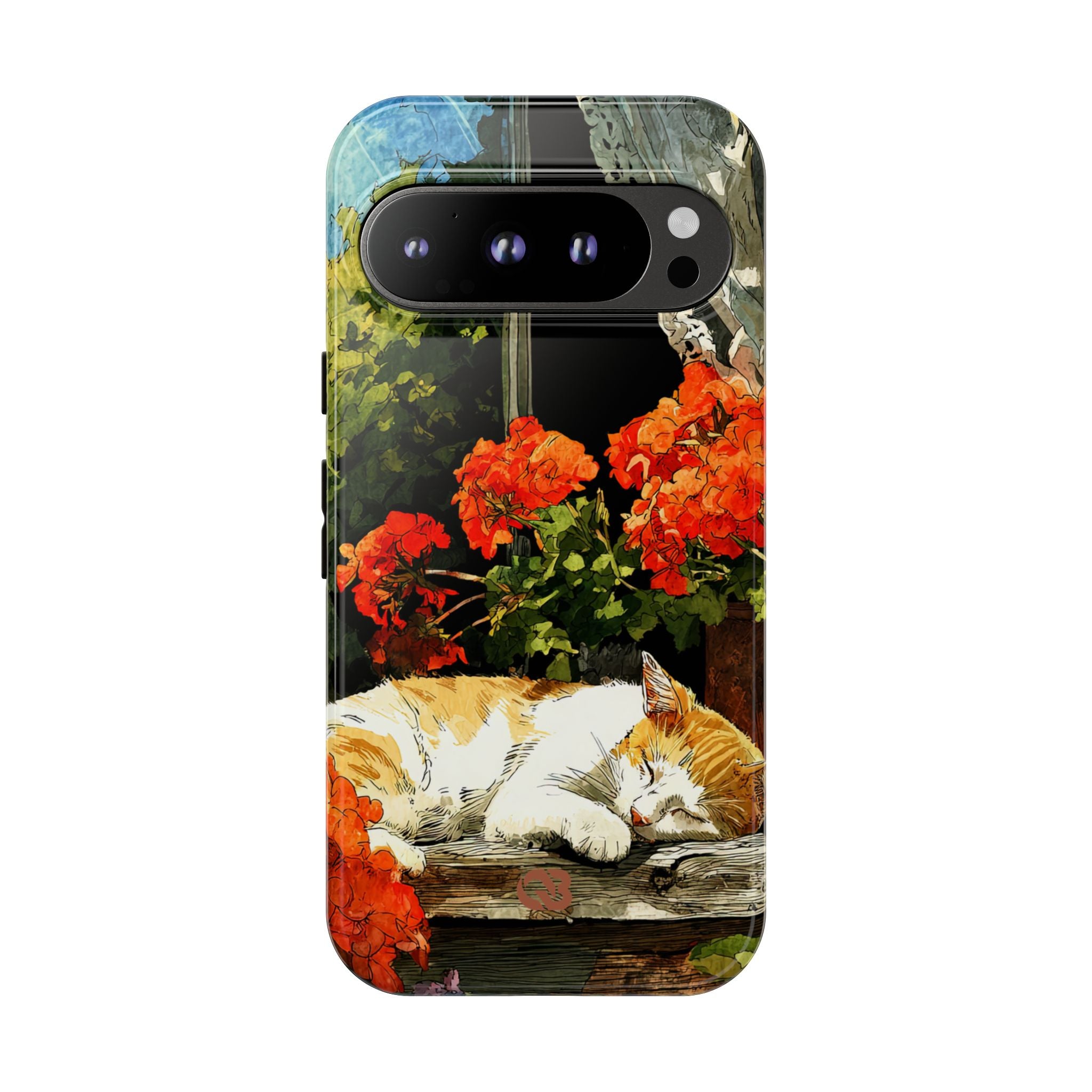 Sleeping Ginger Bloom · Tough Coque de téléphone pour Google Pixel