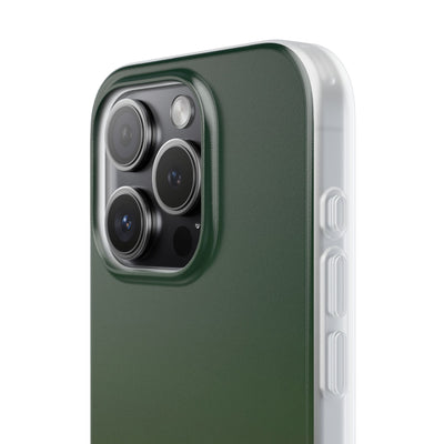 Green Lite Phone Case for iPhone - Shadow Moss Grain