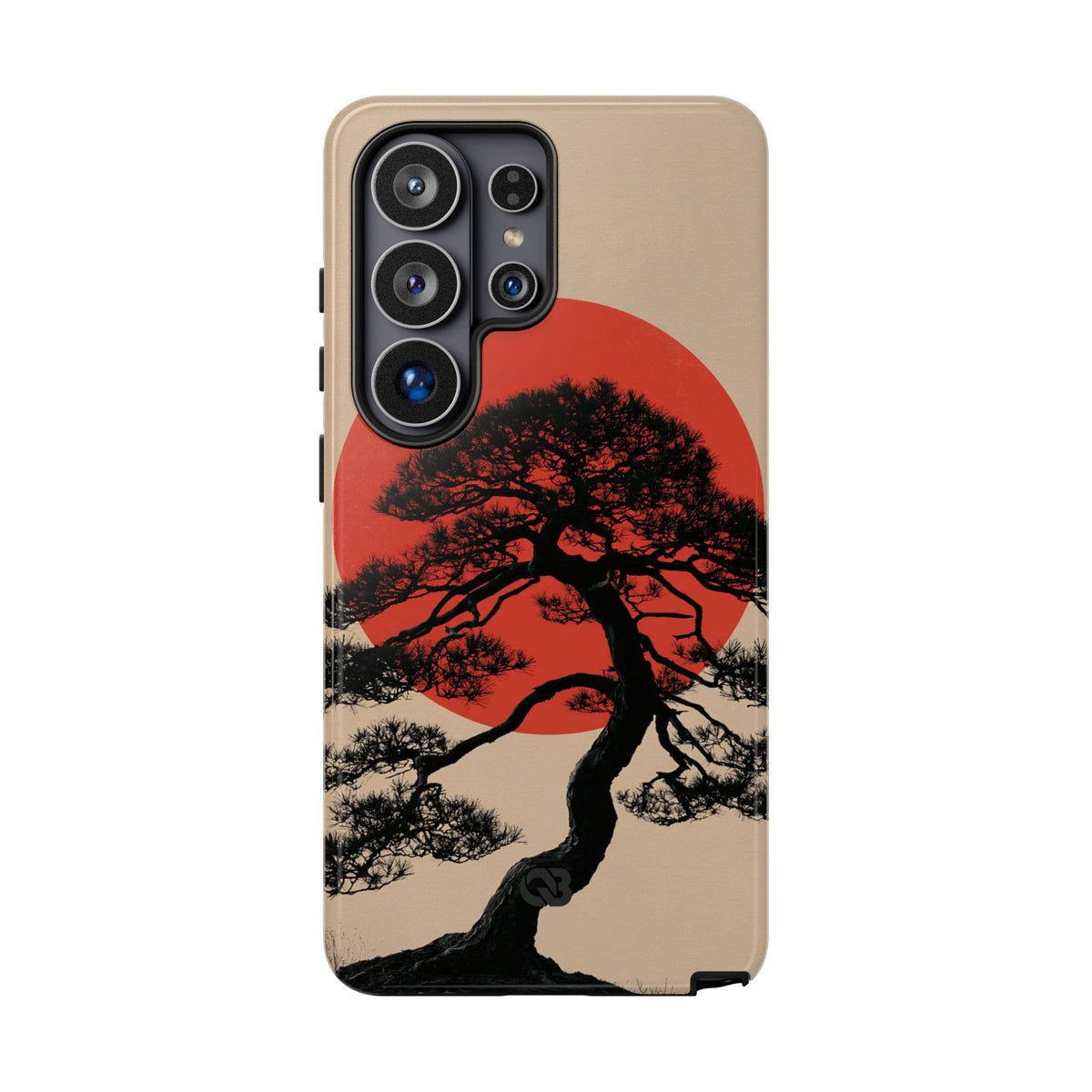 Crimson Pine Solitude · Tough Phone Case for Samsung · Beige