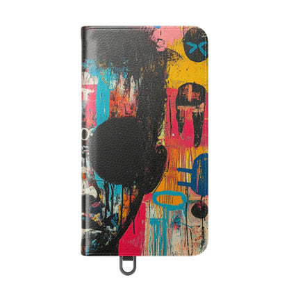 Black Orb Face - Samsung S24 Case - Wallet