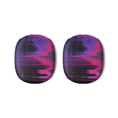 Neon Signal Shift · Hard Case for AirPods Max · Purple