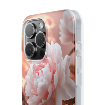 Peony Moonlight iPhone 15 Pro Max Case - Soft