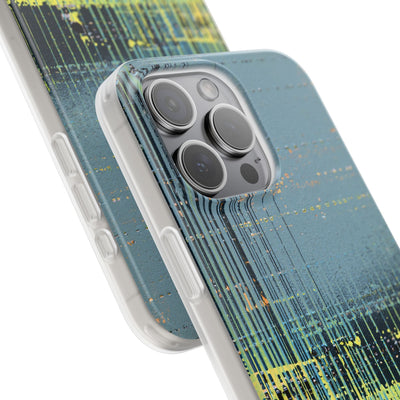 Acid Raster Circuit · Lite Phone Case for iPhone ·  Teal