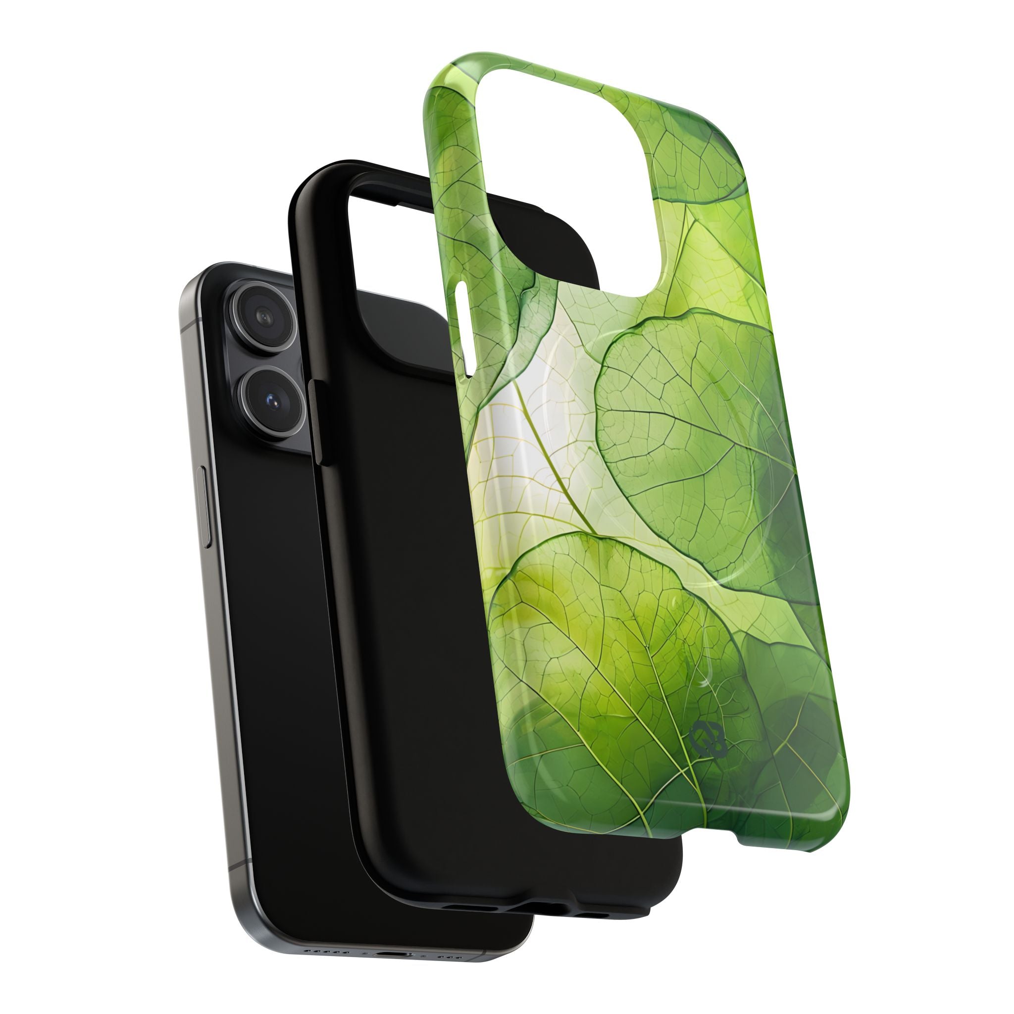Emerald Leaf Veins · Tough+ Magsafe