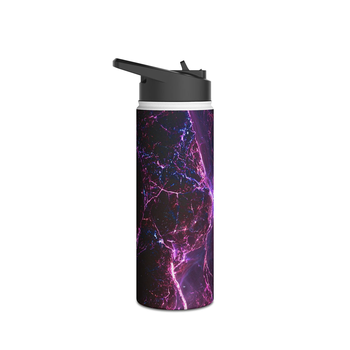 Neural Singularity · Insulated Water Bottle · Black