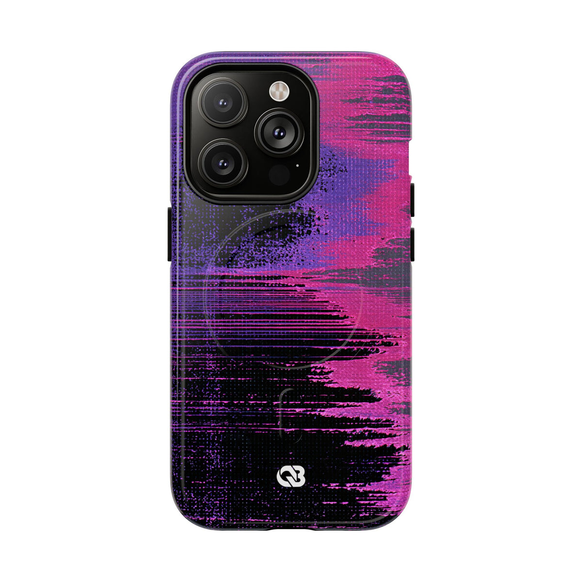 Neon Signal Shift · Tough 2.0 Magnetic Phone Case for iPhone · Purple