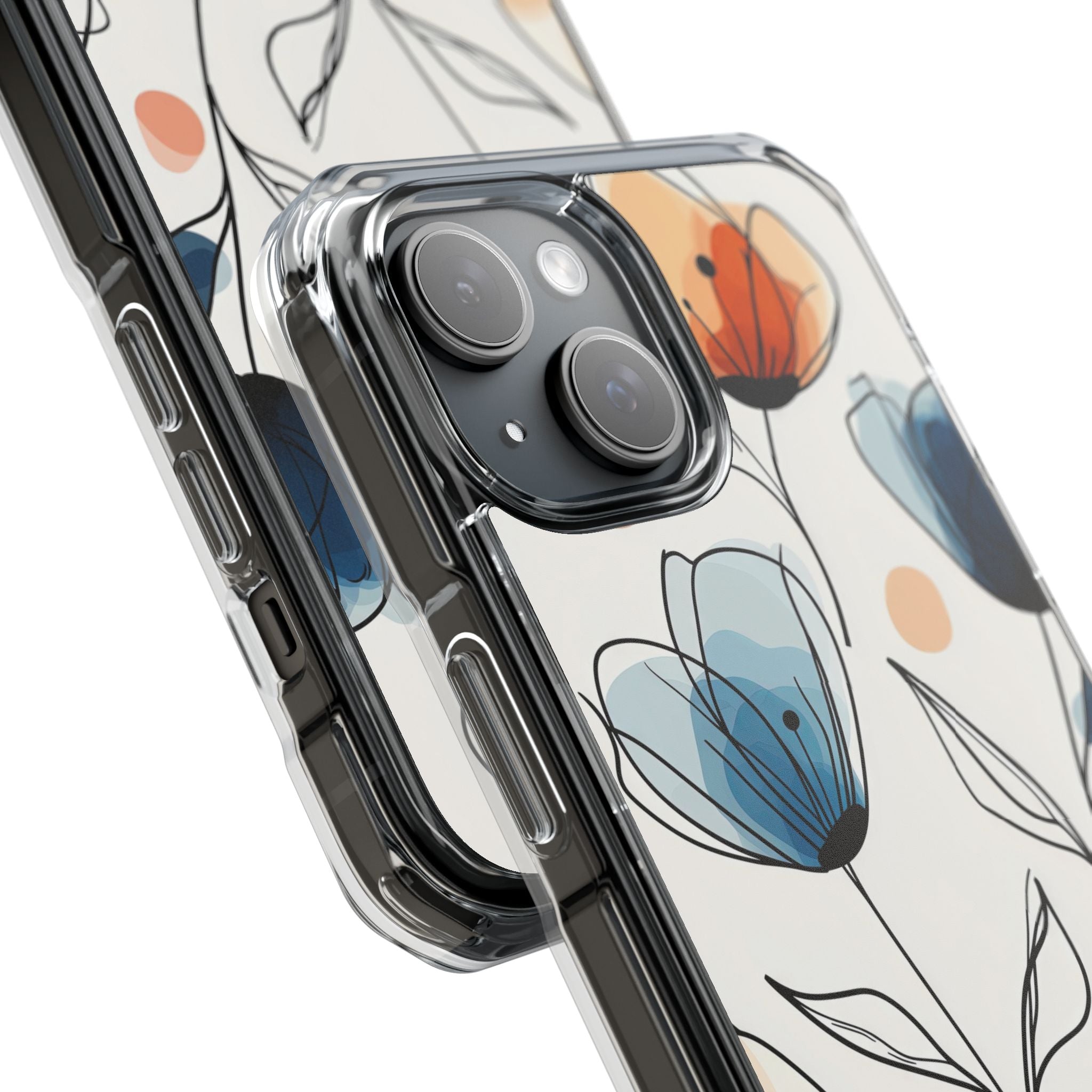 Ink Watercolor Tulips · Impact Phone Case for iPhone · Magsafe