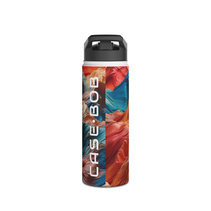 Fabric Peaks Sunset - Stainless Steel Water Bottle