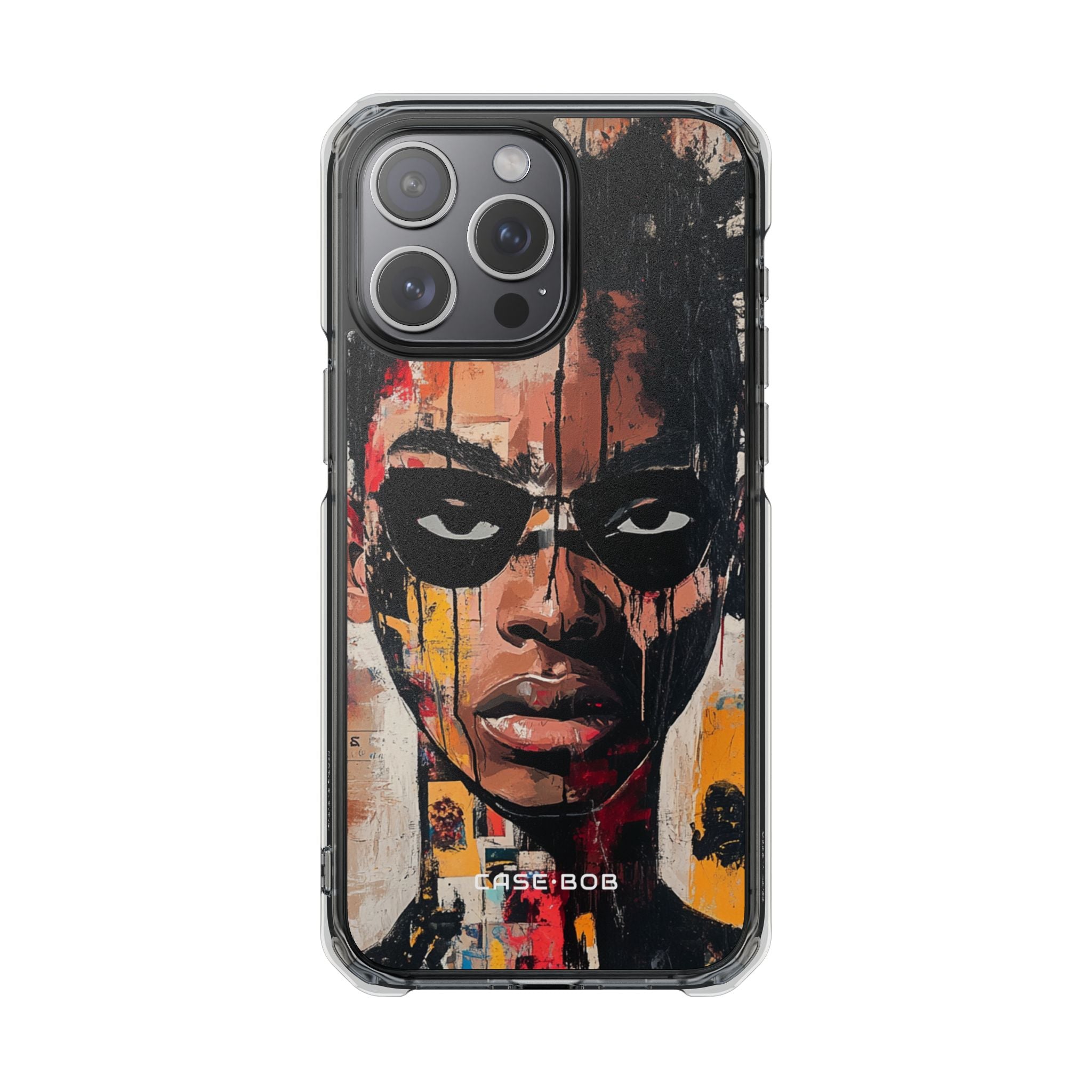 Masked Portrait Drips iPhone 15 Pro Max Case - Impact