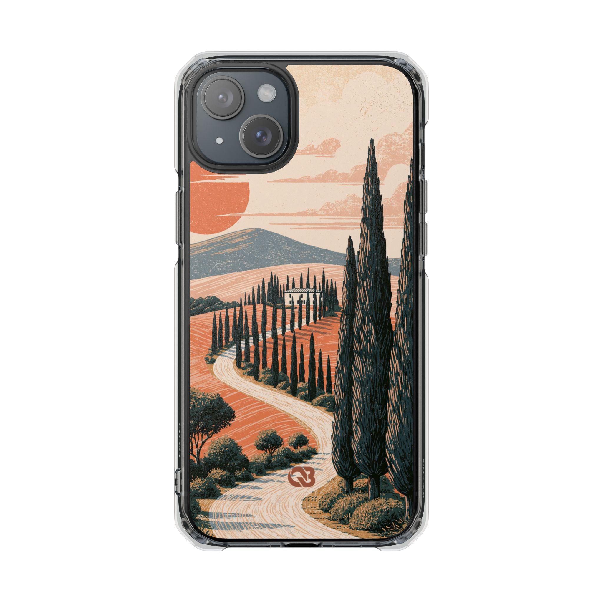Orange Impact MagSafe Phone Case for iPhone - Terracotta Ridge Trail