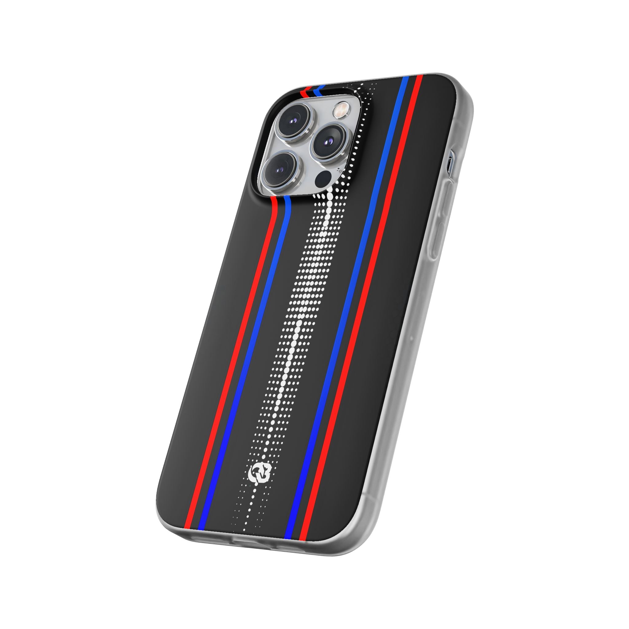 Electric Pulse Grid · Soft Phone Case for iPhone