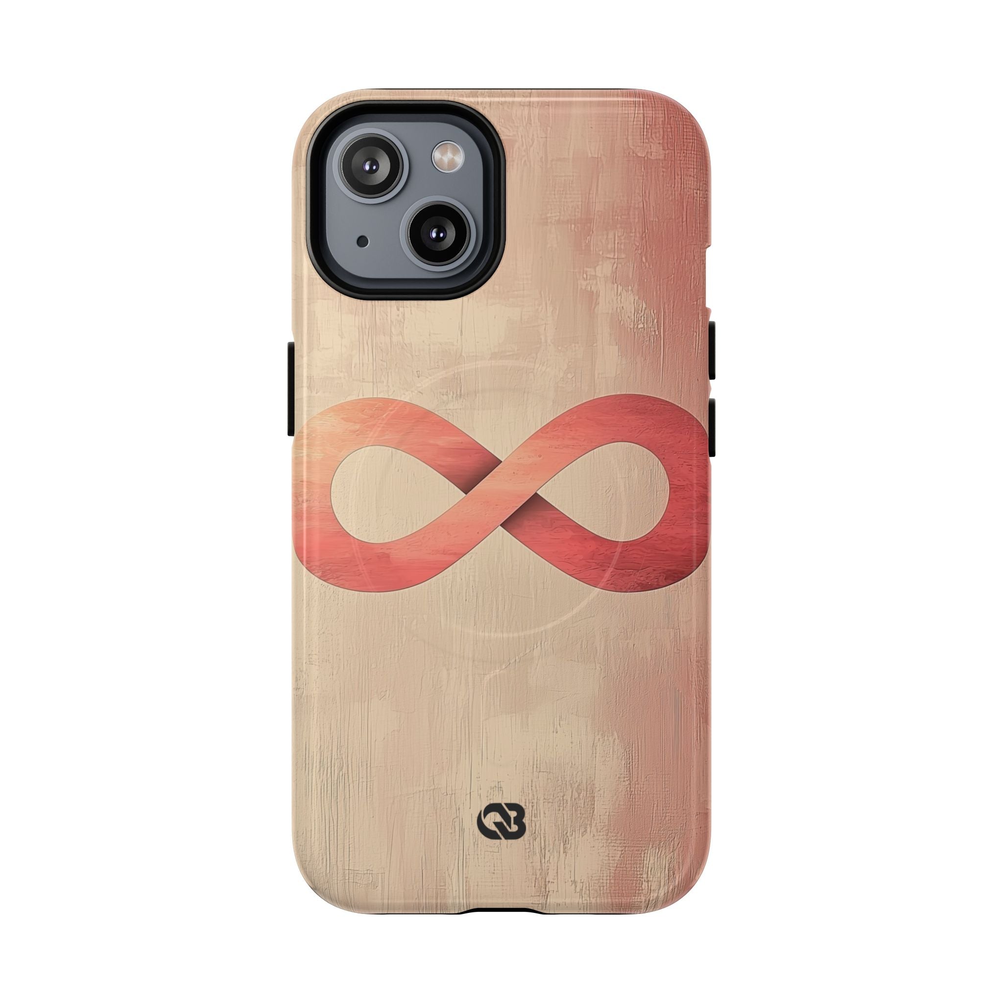 Terracotta Infinity Stroke · Tough+ Magsafe
